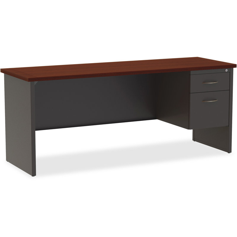 Bureau de direction Pabel, Acajou, H 29,5 po x l 72 po x P 24 po, Retour à droite
