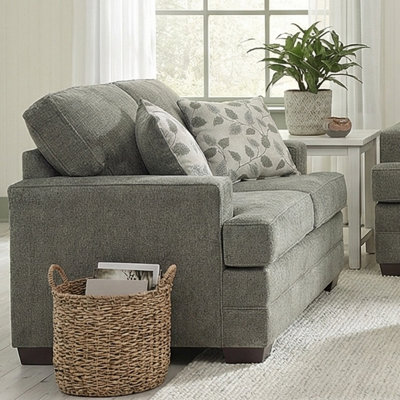 64" Upholstered Loveseat - Aspen Fern