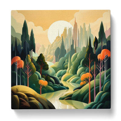 Modern Wall Art - Wrapped Canvas