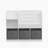 Kids Bookcase and Bookshelf, Multifunctional Bookcase with 3 Collapsible Fabric Drawers, Bookcase Display Stand