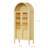 Modern Arched Cabinet with Glass Doors-767762430