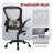 Oetjen Ergonomic Home Office Mesh Task Chair Desk Chair With Flip-up Armrest-1194238544