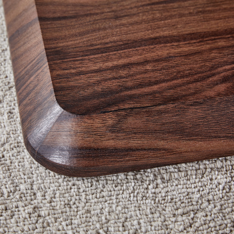 Texture Sticker-Patterned MDF Rectangular Coffee Table