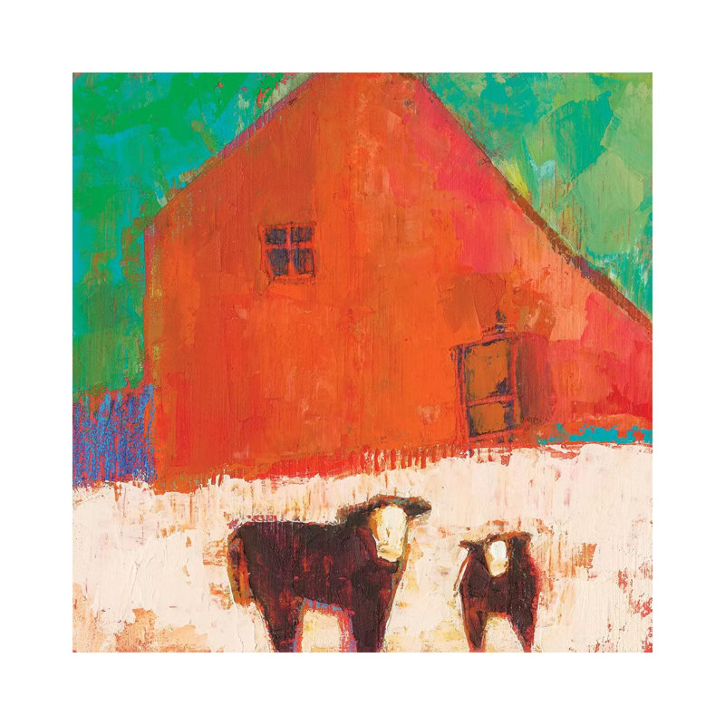 Baraboo Barn by Sue Jachimiec - Wrapped Canvas Painting, 93.98 cm H x 93.98 cm W