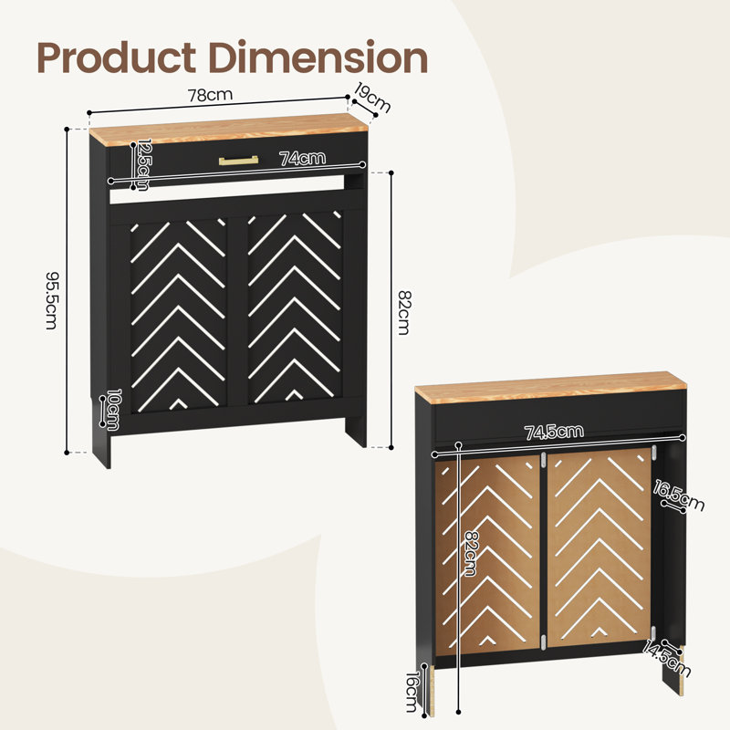 Freestanding, S, Black