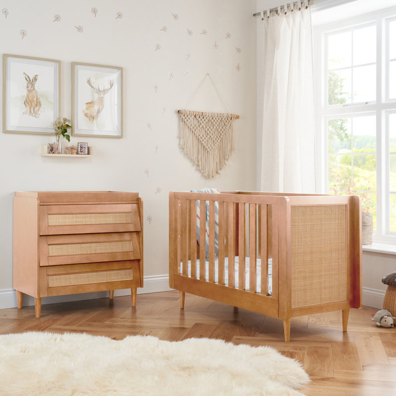 Tutti Bambini Japandi Mini 2pc Room Set, Light Oak