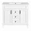 Meuble-lavabo de salle de bain avec lavabo en céramique, 2 portes à fermeture douce et 2 tiroirs-1289759484-1289759482
