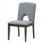 Ensemble de table de salle à manger extensible ronde moderne de 5 pièces avec rallonge amovible de 16,2 pouces pour petits espaces Topmax, espresso et gris-558890094-558890092