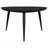Black Triangular Solid Wood Coffee Table