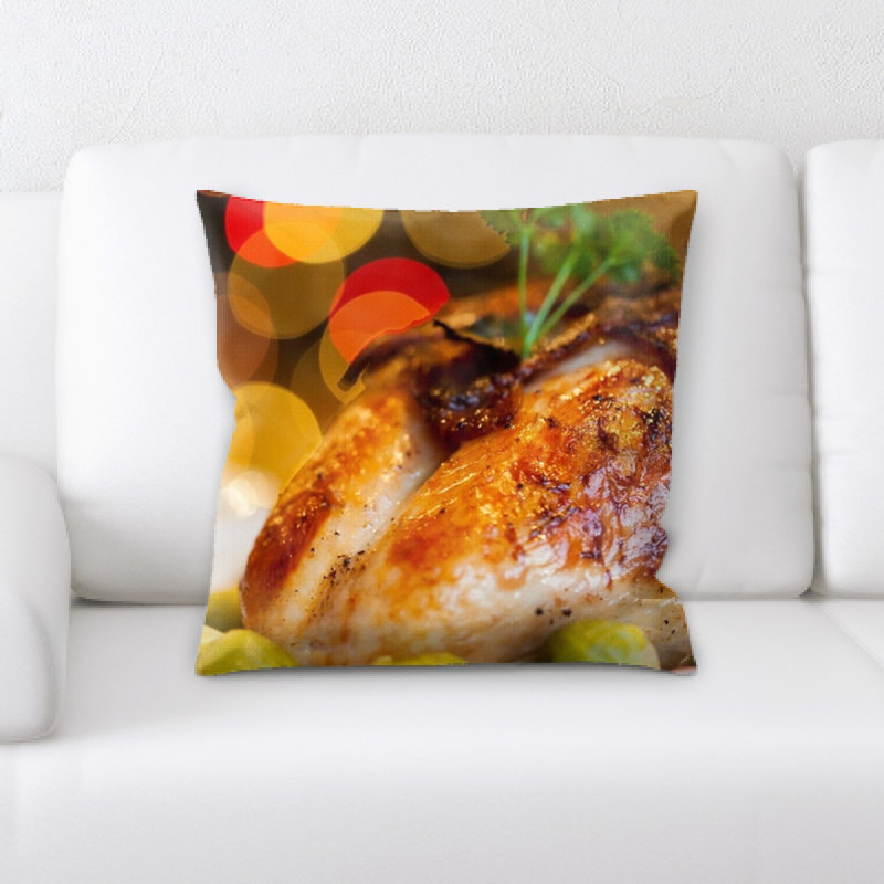 Microsuede Reversible Throw Pillow