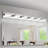 6 Light LED Bathroom Vanity Light Wall Mounted with Rotatable Heads Modern Metal Fixture – Chrome-968000096-968000100