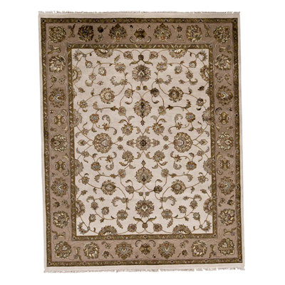 Oriental Area Rug in Ivory/Camel
