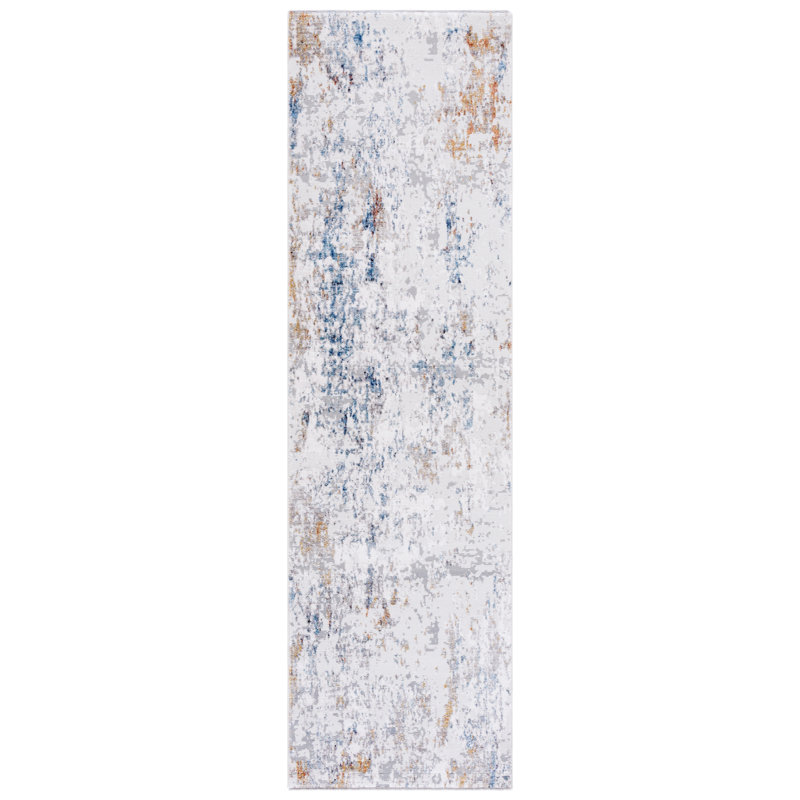 Tapis abstrait Ellwood, Tapis de couloir 2 pi 3 po x 8 pi