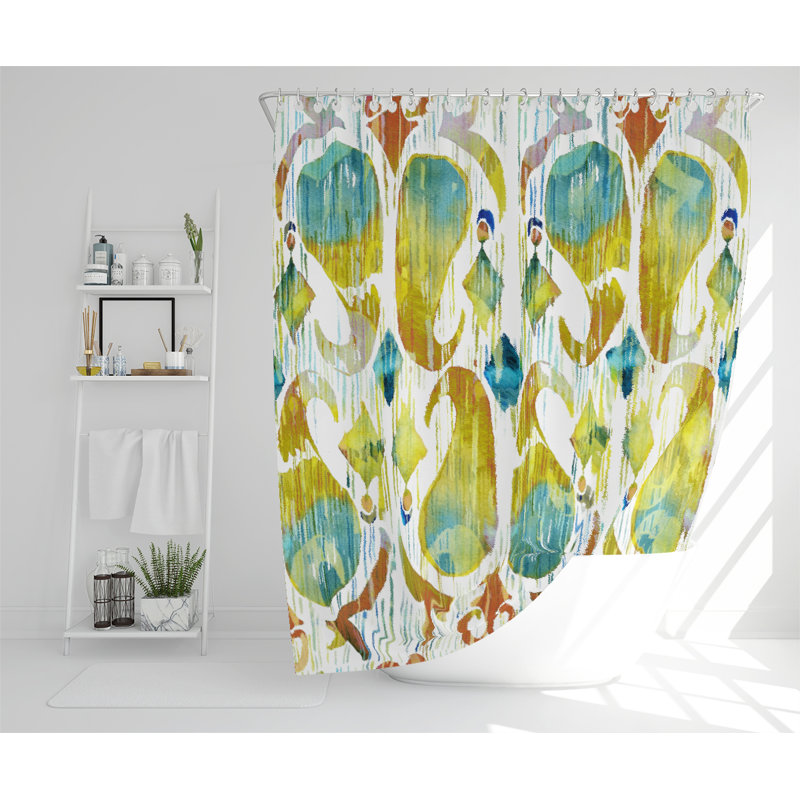 Esmeralda Polyester Shower Curtain Set