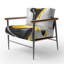 Fauteuil d'appoint rembourré liquide-793000359