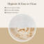 Sesame Glaze Anti-skid Stoneware Elevated Feeder-116384171