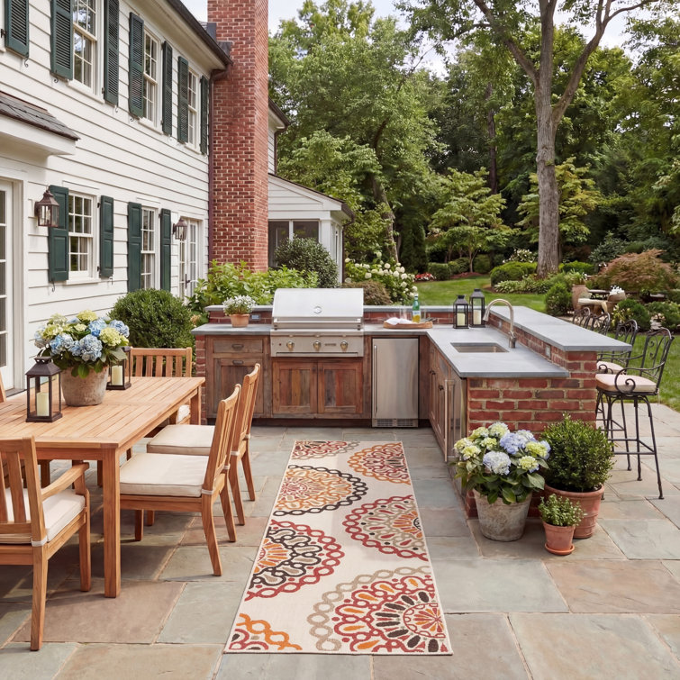Centeno Performance Floral Indoor/Outdoor Area Rug