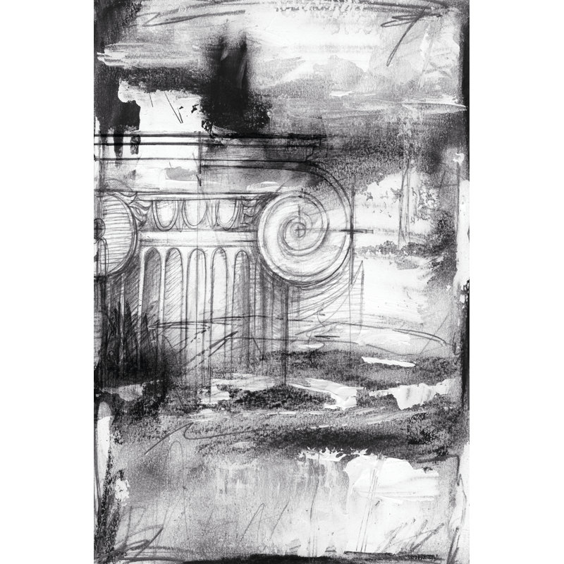 Interference I by Ethan Harper - Wrapped Canvas Painting, 46cm H x 30cm W x 3.8cm D