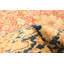 Tapis décoratif en laine noué à la main de conception unique noué à la main New Age de style persan 18/20 de couleur cuivre foncé/rouge/bleu 6 pi x 8 pi 9 po