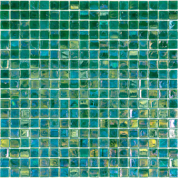 Skosh 0.6" x 0.6" Glass Grid Mosaic Wall & Floor Tile