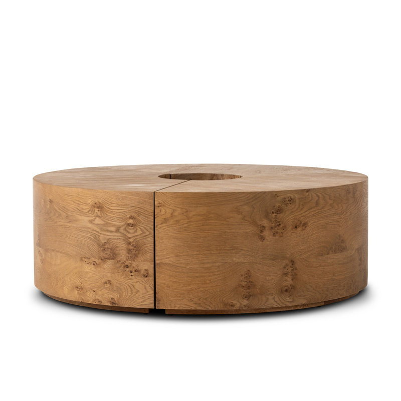 Rue Coffee Table-Barley Medium Burl Oak