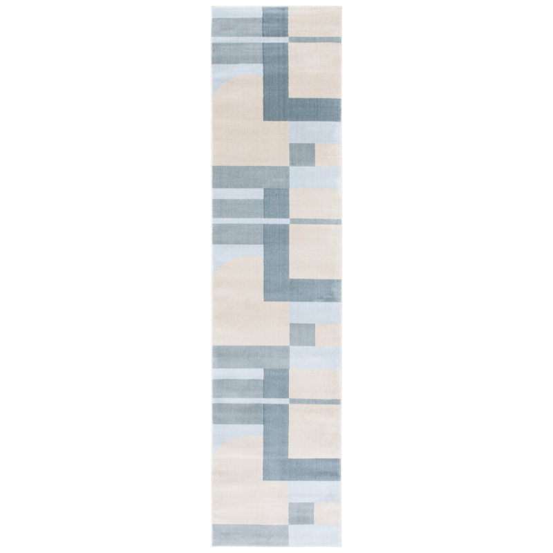 Holyfield 300 Performance Geometric Rug, Runner 2'2" x 9'
