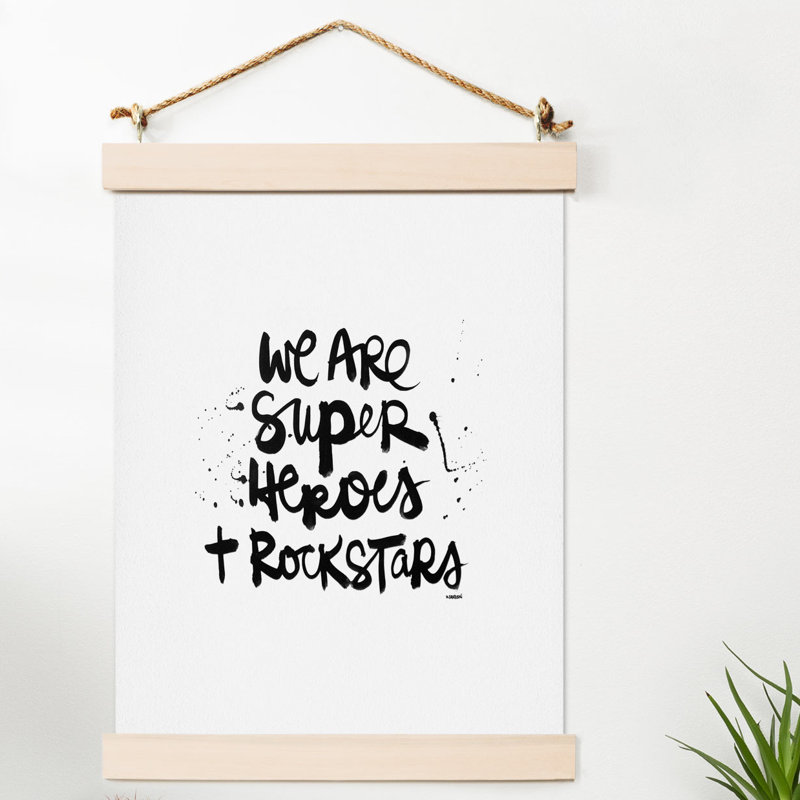 Art textuel super héross