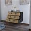 Commode 3 tiroirs Wengé et Macadamia-1055967567