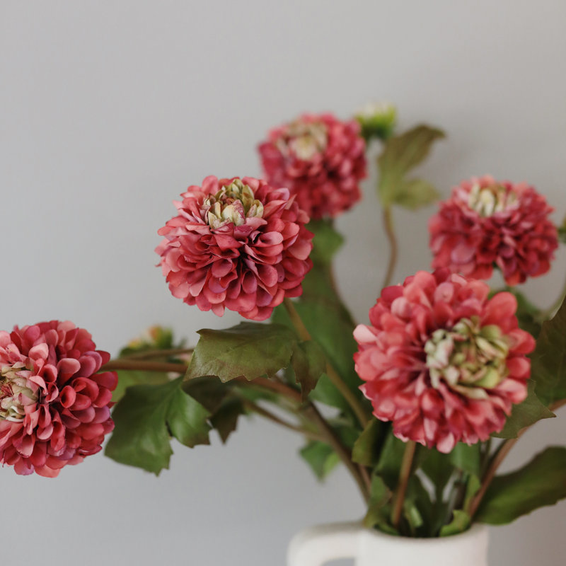 Dahlia Faux Floral, Mauve