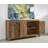 Wood Four Door Credenza