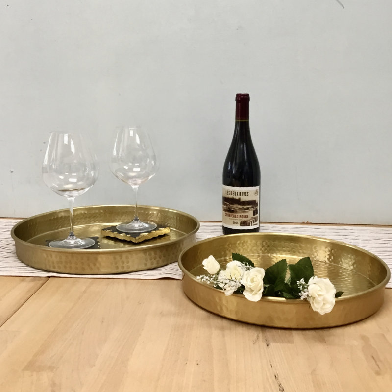 Stainless Steel Tray - Set of 2