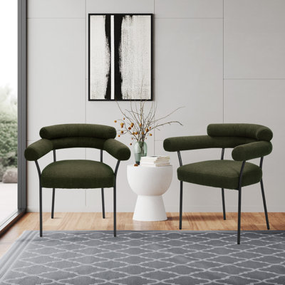 Artrina Boucle Upholstered Arm Chair