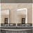 60 X 36 Bathroom Lighted Mirror With Fog - Superior Illumination And Smooth Texture Led Customizable Brightness Color Temperature Settings-1149155415-1149155414