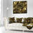 Abstract Metallic Fabric Pattern Lumbar Pillow