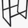 24" Modern Backless Saddle Counter Height Bar Stools With Metal Frame for Kitchen Island