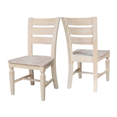 Chaise en bois massif Hensley