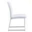 Chaise d'appoint blanche Lakeycha