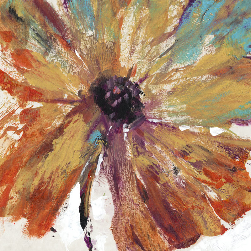 " Orange Splash I ", 36" H x 36" W x 1.25" D