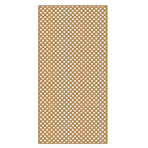 96" H x 48" W Vinyl Diamond Privacy Lattice Panel