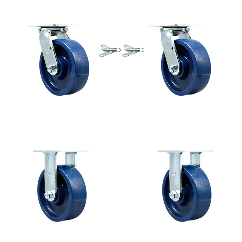 4-Piece Polyurethane Caster Set