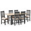 Abyan Extending Dining Table Dark Gray