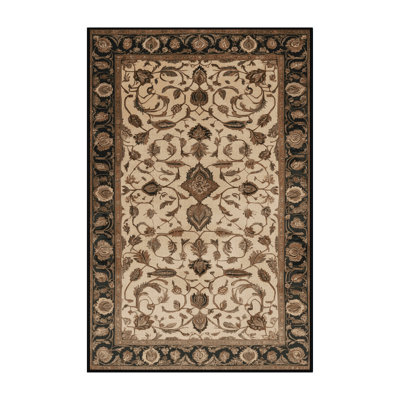 Tapis brun lavable à la machine