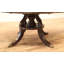 Round Mahogany Wood Dining Table