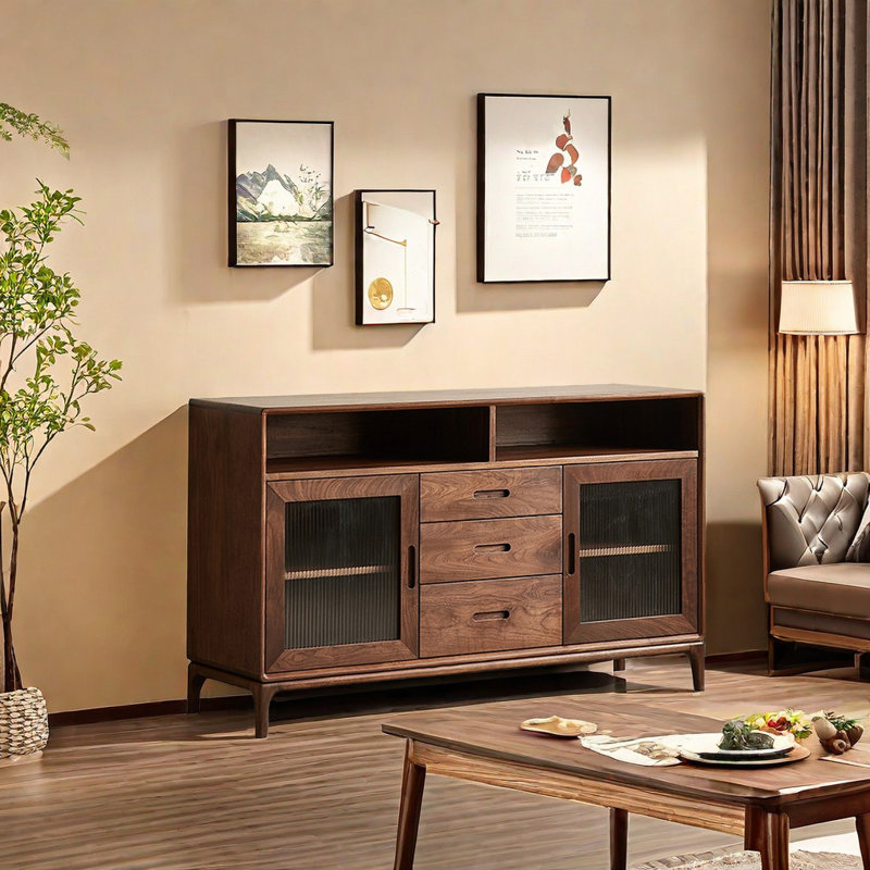 Buffet décoratif simple et durable de style nordique