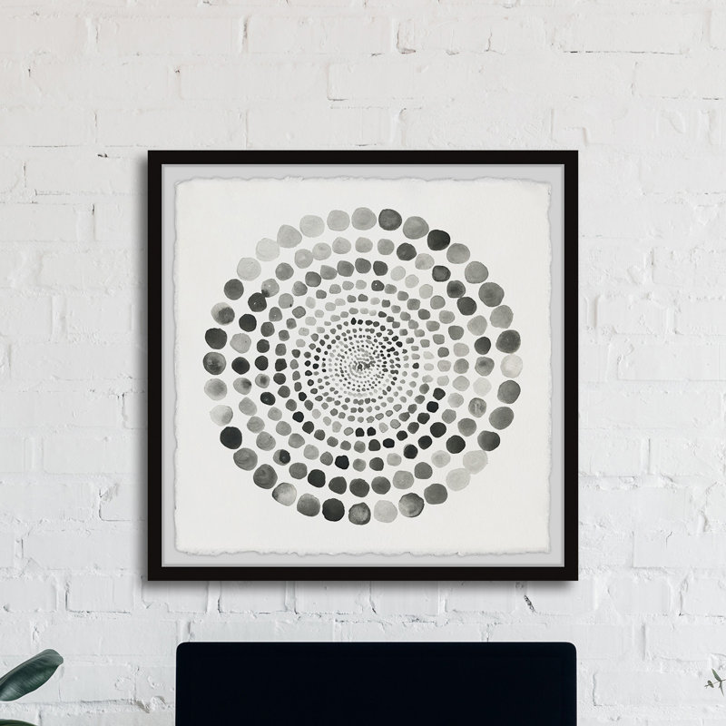 Grey Paradox - Single Picture Frame Painting, 51cm H x 51cm W