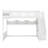 Queen Size Wood Loft Bed With Wardrobe And Staircas, Storage Shelves, Floor Multi-Function Bunk Bed With Full Length Gardrails-1748784437