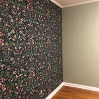 Rifle Paper Co Wildwood Wallpaper, Black