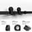 LAZ Top Mount Sturdy Sliding Barn Door Hardware Kit-49602927