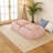 Upholstered Human Dog Bed for Adults and Pets, Foldable Lazy Sofa Bed with 5 Adjustable Position, Includes 2 Soft Pillows-1903696901