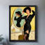 «Black Love Vintage Paris from Elegant Lady», reproduction d'art encadrée de style rétro-120715803